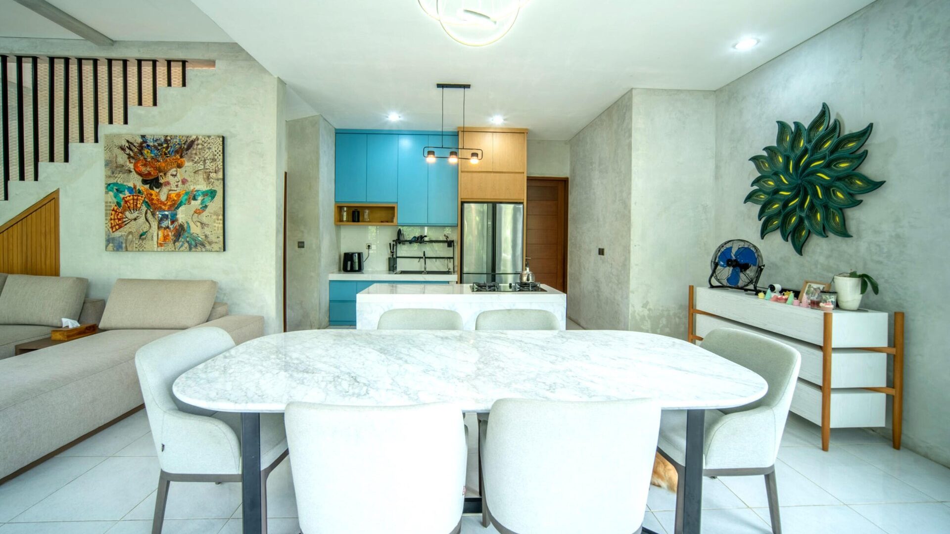 Dining room at Gang Beji Villa, Dalung