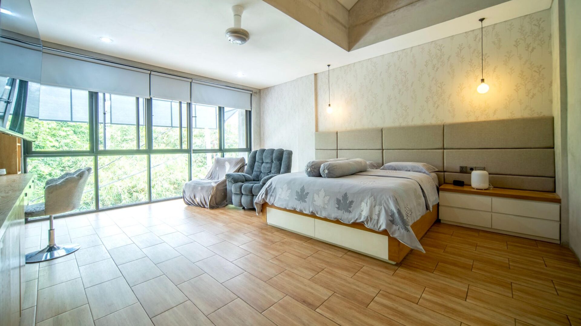 Master bedroom at Gang Beji Villa, Dalung