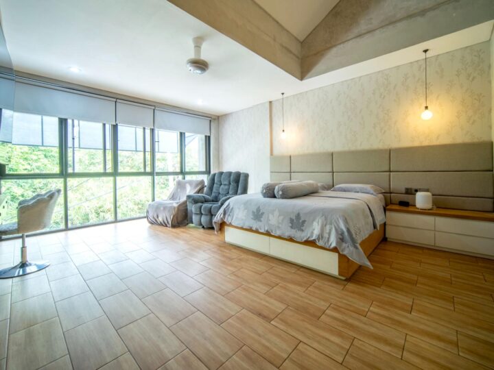 Master bedroom at Gang Beji Villa, Dalung