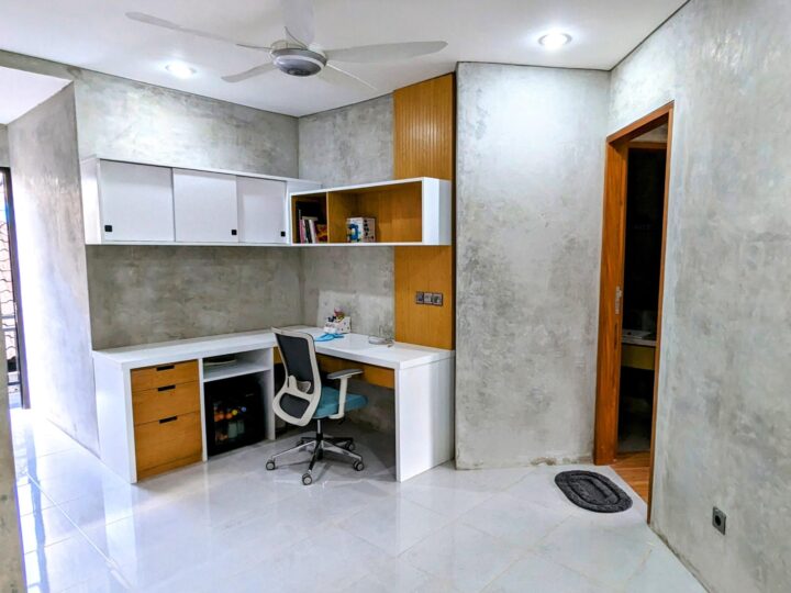 Study room at Gang Beji Villa, Dalung