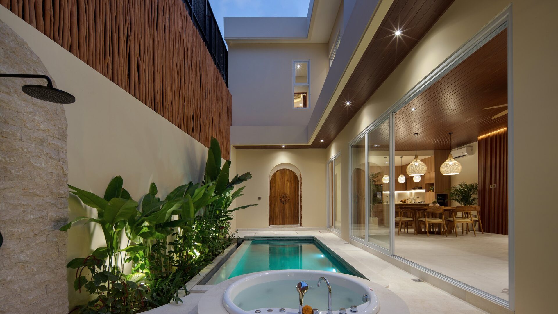 Pool view at Villa Amandine, Tumbak Bayuh