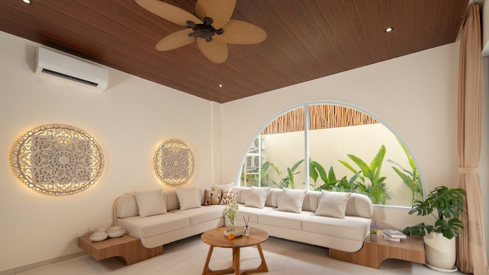 Living room at Villa Amandine, Tumbak Bayuh