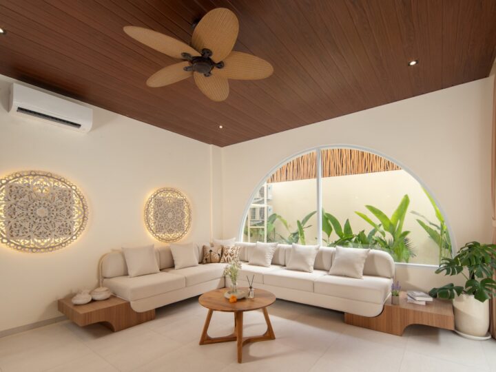 Living room at Villa Amandine, Tumbak Bayuh