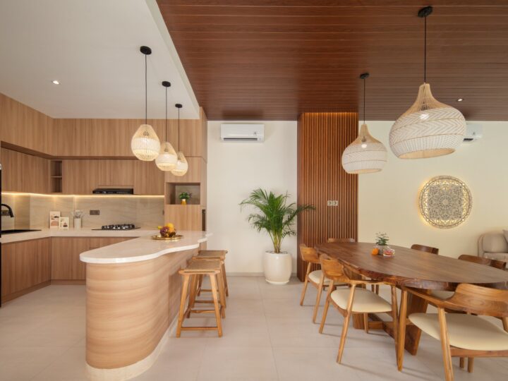 Dining room at Villa Amandine, Tumbak Bayuh