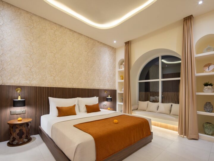 Bedroom one at Villa Amandine, Tumbak Bayuh