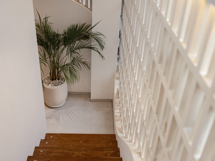 Staircase at Villa Amandine, Tumbak Bayuh