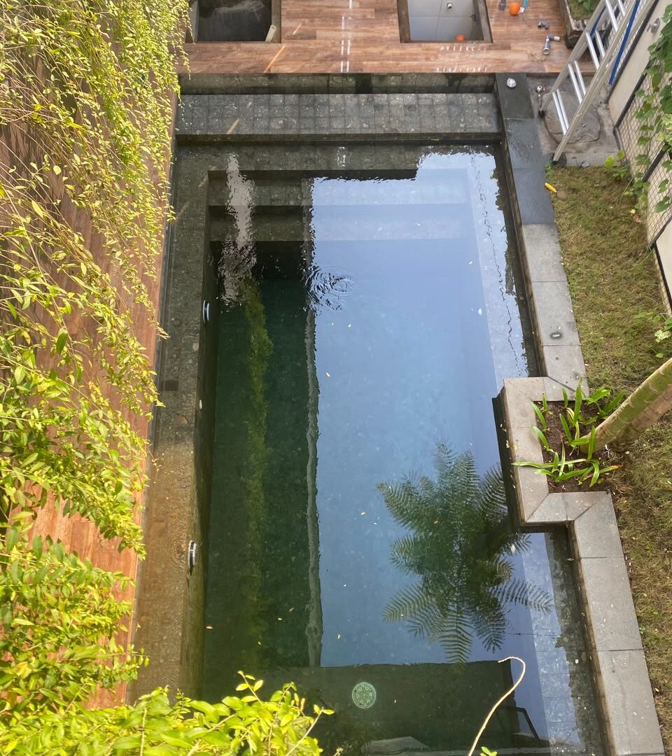 Pool garden at We Villa Cemagi